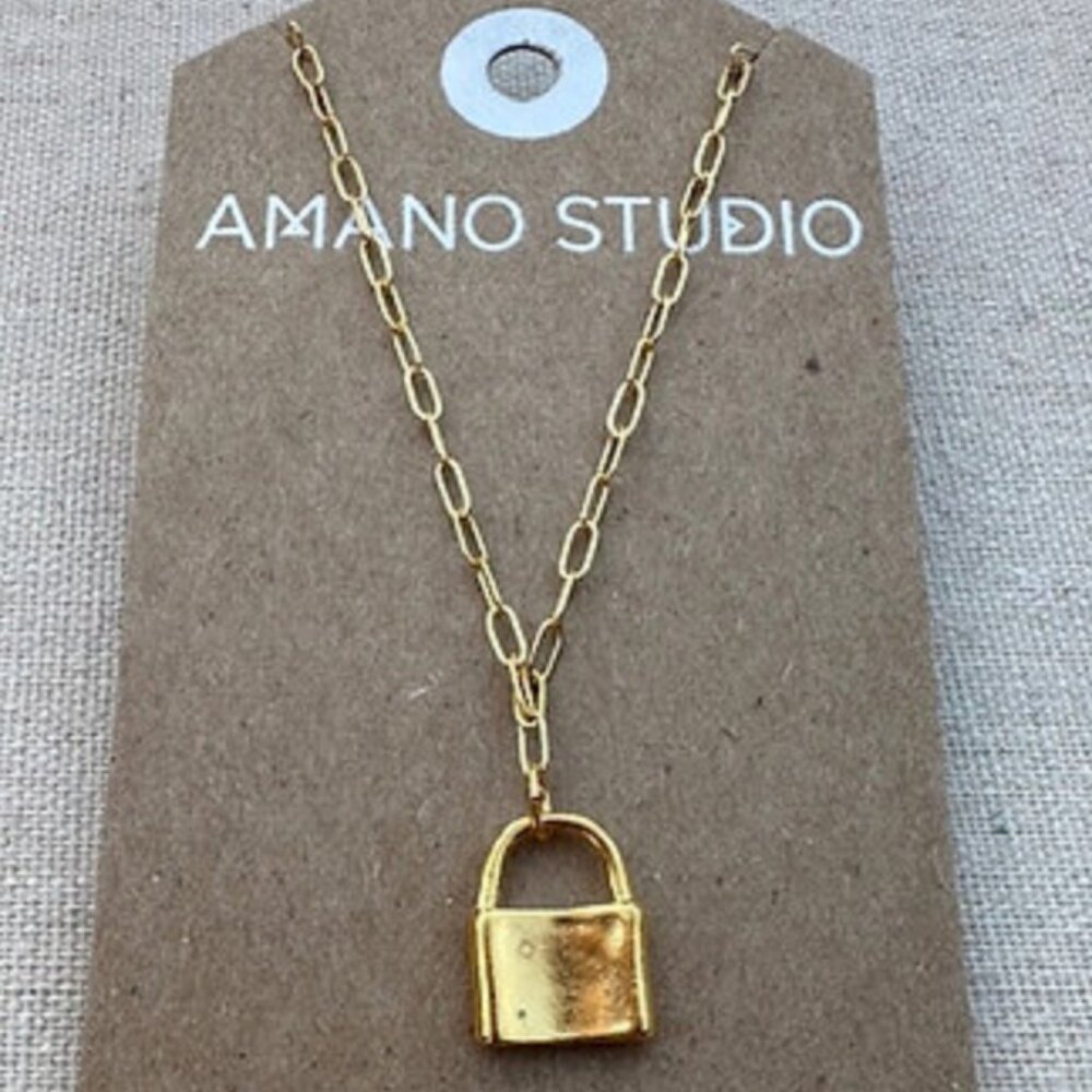 The Padlock Necklace by Amano Studio
